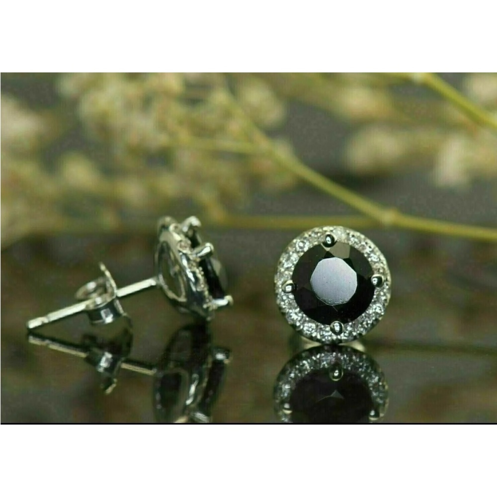 Black Diamond Earrings